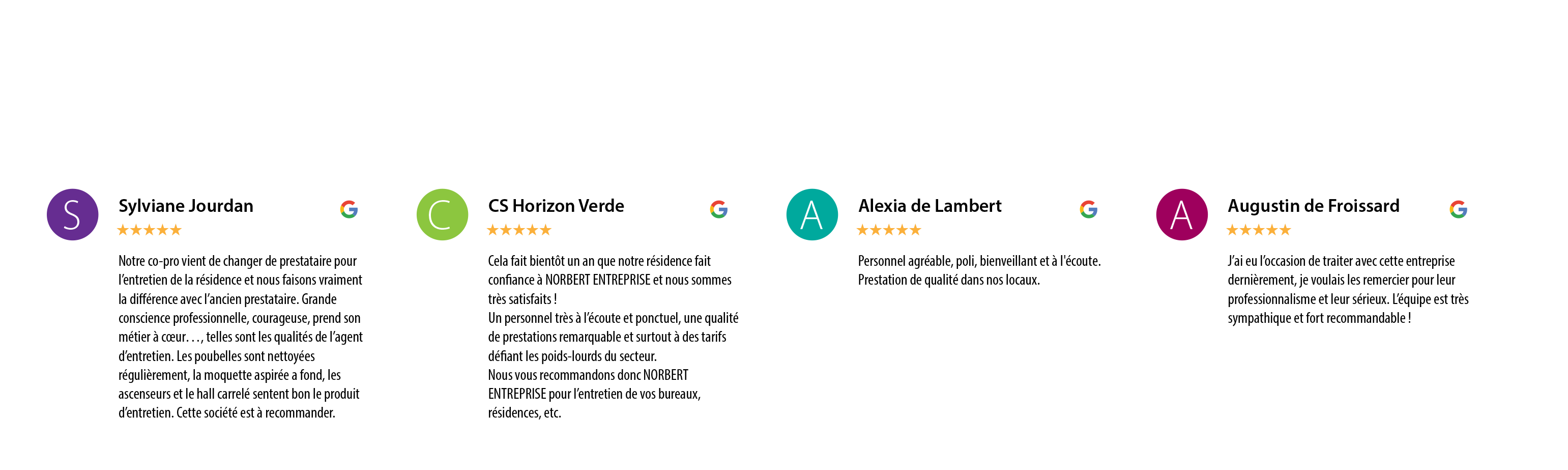 temoignages google